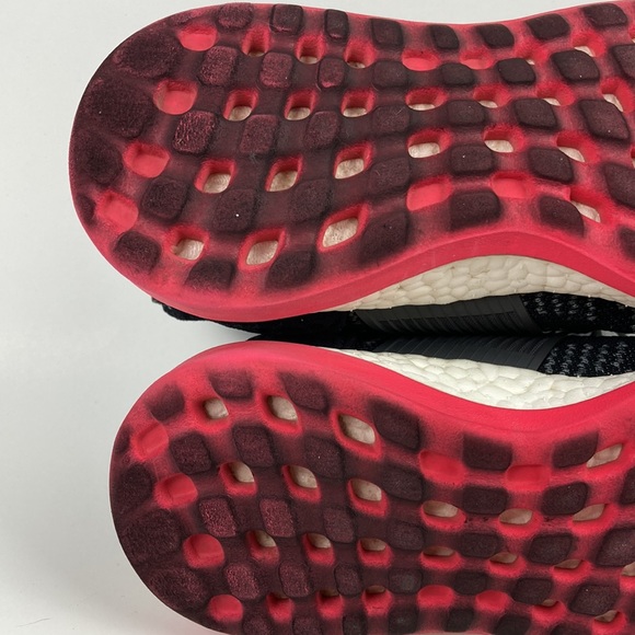Adidas Pure Boost Black & Pink Running Shoe - Picture 12 of 15